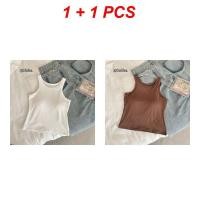 ราคา oobest จัดส่ง 2 3 วัน ซื้อ 1 ใช้ 1 เสื้อสายเดี่ยวSummer เสื้อท่อนบนผ้านุ่ม Camisoles พร้อมฟองน้ำในตัวแขนกุดเสื้อนอกเสื้อเอวลอยซื้อใหม่เสื้อแฟชั่นผู้หญิง (24831516368)