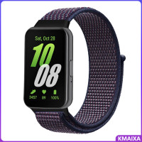 ราคา สายรัดไนลอนสำหรับ Samsung Galaxy Fit 3ห่วงไนลอนอุปกรณ์เสริมสร้อยข้อมือนาฬิกาข้อมืออัจฉริยะ Tali Jam Tangan สำหรับ Samsung Fit 3สาย (24438016421)