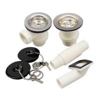 ราคา YOKO สะดืออ่างซิ้งค์PVC อ่างล้างจาน สะดืออ่าง ซิ้งค์ล้างจาน รุ่นหลุมเล็ก 1หลุมและ2หลุม ขนาด2 5นิ้ว (24041939840)