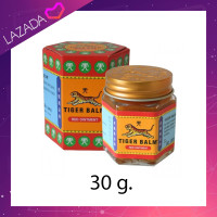 ราคา ของแท้100 ยาหม่องตราเสือสูตรร้อน สีแดง 30g (14159740501)