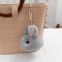 ราคา พวงกุญแจ ตุ๊กตากระต่าย จี้พวงกุญแจ กระต่ายน่ารัก ขนนิ่ม พร้อมส่ง (23653835670)
