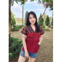 ราคา เสื้อพื้นเมือง เสื้อทรงกระเหรี่ยง เสื้อผ้าฝ้าย (10378812328)