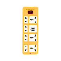 ราคา รางปลั๊กไฟอเนกประสงค์ ปลั๊กไฟ 3 4 ช่อง มีช่องUSB สายยาว 3 5 10 เมตร รุ่น 1524 (24699626430)
