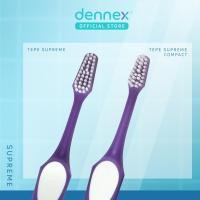ราคา TePe Supreme สีใหม่ แปรงสีฟัน ขนนุ่ม 2 ระดับ แปรงสีฟันเทเป้ สุพรีม 1 ด้าม by Dennex (23204123808)