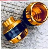 ราคา ลดล้างสต๊อก เป๊กล้อ กันล้ม สำหรับรถ Mslaz MT15 New R15 CB150R MSX งาน CNC สีทอง (24548992442)