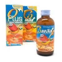ราคา O Plusโอเมก้า 3 น้ำมันปลา ผสม วิตามินรวมและไลซีน สมองไว เจริญอาหาร เหมาะสำหรับเด็ก (24056206829)