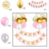 ราคา ชุดลูกโป่งฟอยล์ ฟอยล์ Happy Birthday 16 นิ้ว 13ตัวอักษร สีทอง สําหรับตกแต่งปาร์ตี้วันเกิด (24661265299)