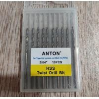 ราคา ดอกสว่านเจาะเหล็ก แสตนเลส ไม้ อลููมิเนียมHSS Anton 1กล่อง 10ดอก 1 8 3 2มม 9 64 3 6มม 5 64 4 0มม (17199162189)