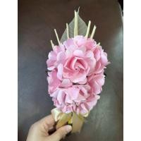 ราคา ดอกไม้จันทน์กุหลาบแบบช่อเชิญ ช่อประธานสีชมพูสวยสุภาพไม่ซ้ำใคร (24688358517)