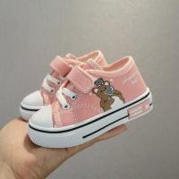 ราคา รองเท้าผ้าใบเด็กลายการ์ตูนแบบลำลอง ฤดูใบไม้ผลิและฤดูใบไม้ร่วง รองเท้าผ้าใบสีขาวแบบหัวเข็มขัด รองเท้าผ้าใบแบบหุ้มข้อต่ำ รองเท้าผ้าใบเด็กผู้ชายและผู้หญิง (24262176249)