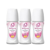 ราคา 12 Plus Roll on Less Shave Nourish 25 ml x 3 ทเวลฟ์พลัส โรลออน สูตรไวท์เทนนิ่ง เลสเชฟ แอนด์ นูริช ขนาด 25 มล แพ็ค 3 ขวด (16135838293)