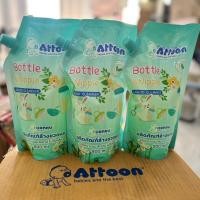 ราคา น้ำยาล้างขวดนมเด็กAttoon 800ml x 3 ถุง (21575095813)