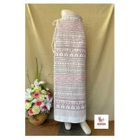 ราคา ผ้าถุงสำเร็จ ผ้าถุงผ้าฝ้าย สีขาว สีฟ้า ผ้าถุงเชือกผูก ผ้าถุงใส่ไปวัด (13487065848)