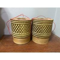 ราคา กระติบข้าวเหนียว กระติบไม้ไผ่ ทรงกลม สินค้า OTOP เมืองยโสธร ขนาด 5 นิ้ว 6 นิ้ว มีเก็บเงินปลายทาง (23052272179)