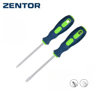 ราคา Zentor ไขควง ไขควงหัวแฉก ไขควงสลับ 1 6mm หัวแบน ปากแบน ปลายแม่เหล็ก เหล็กCRV เซ็ท 2 ชิ้น Screwdriver (24518279030)