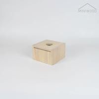ราคา MINIWOOD กล่องกระดาษป๊อปอัพ กล่องใส่ทิชชู่ กล่องทิชชู่ ไม้ยางพารา Tissue Holder (3326830809)