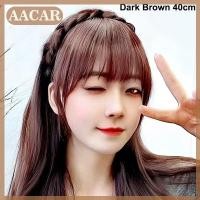 ราคา AACAR ที่คาดผมแบบถักเปียผมหน้าม้าสังเคราะห์สำหรับผู้หญิงปอยผมปลอมแบบธรรมชาติ (24617101074)