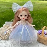 ราคา ตุ๊กตา BJD ตุ๊กตาเจ้าหญิง 30ซม ตุ๊กตาเจ้าหญิงน้อย ข้อต่อขยับได้ ของขวัญสำหรับสาว ๆ ของเล่นเด็ก (23918343124)