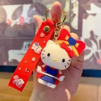 ราคา สวัสดีชุดคิตตี้ขึ้นไดอารี่ Sanrio พวงกุญแจตุ๊กตา Hello Kitty จี้น่ารักเครื่องประดับหญิง (23651309398)