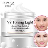 ราคา EBiSU Store Bioaqua V7 Toning Light ครีมV7 50กรัม ปรับผิวหน้าขาวกระจ่างใส ยกกระชับผิวหน้า ลดเลือนริ้วรอย (8277597234)