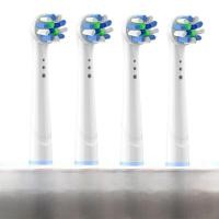 ราคา หัวแปรงสีฟันไฟฟ้าสำหรับเปลี่ยนใหม่ 4 ชิ้น ทำความสะอาดลึก ระดับความแข็งสำหรับผู้ใหญ่ ใช้กับ BOSCH Oral B รุ่น D100 P4000 3757 Pro34 D12 D16 (24265901734)