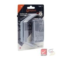 ราคา Elephant ตราช้าง ลิ้นแฟ้ม 8 CM 905 สีเงิน จำนวน 50 ชิ้น แพ็ค (23741735949)