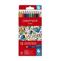 ราคา KTS สีไม้ระบายน้ำ 12 สี CARAN D ACHE Geneve For School (19204396363)