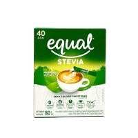 ราคา Equal Stevia อิควล สตีเวีย แบบซอง 40 ซอง (21913730058)