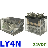 ราคา LY4N 24DC รีเลย์ LY4 LY2 Relay 24VDC 10A 250VAC (8879638215)