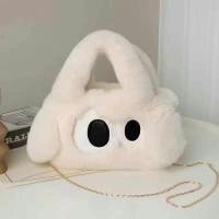 ราคา กระเป๋าสะพายข้างน่ารัก ขนนุ่มลายการ์ตูน พร้อมสายโซ่ สไตล์เกาหลี ส่งจากไทย (23175946299)
