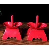 ราคา ขาตั้งเทียน เชิงเทียน ขาตั้งเทียนขาไม้ เทียนจีน ขายเป็นคู่ (12197355128)