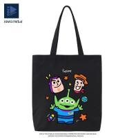 ราคา กระเป๋าผ้าใบ Toy Story ความจุขนาดใหญ่ กระเป๋าสะพายไหล่ข้างเดียวสำหรับทั้งชายและหญิง กระเป๋าผ้าใบแฟชั่นทันสมัย (23973064339)