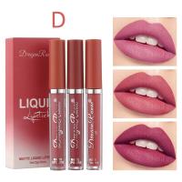ราคา ชุดลิปสติกเนื้อแมท3ชิ้น เซ็ตลิปเนื้อเหลวไม่เหนียวติดทนนานกันน้ำให้ความชุ่มชื้นสำหรับผู้หญิงแต่งหน้า (13349984693)