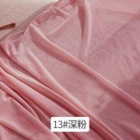 ราคา 45X150cm ผ้าตาข่ายเนื้อนิ่มสีชมพูนู้ดยืดได้4ทางครึ่งหลาสำหรับตัดเย็บเสื้อผ้าชุดเดรสด้านหลัง TJ7125ชุดแต่งงาน (21500162770)