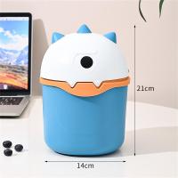 ราคา Mini Cute Desktop Trash Bin With Lid Ideal Trash Bin For Student Dormitory And Desk Practical Living Room Waste Paper Basket (22938869162)
