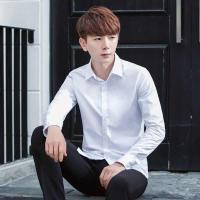 ราคา เสื้อเชิ้ตลําลองผู้ชายเสื้อยืดแขนยาว Slim Fit เสื้อเชิ้ตลําลองผู้ชายเสื้อยืดแขนยาว Slim Fit Bodycon Shirt M 3XL (5758166578)