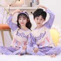 ราคา ชุดนอนเด็ก ลายการ์ตูนน่ารัก แขนยาวขายาว เสื้อผ้าที่บ้านชุดนอนเด็กน่ารักทารกอายุ 3 14ปี (24713535015)