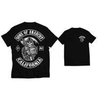 ราคา เสื้อยืดวินเทจ son of anarchy สกรีน หน้า หลัง (22605915714)