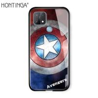 ราคา Hontingaเคสมือถือ เคสโทรศัพท์ เคส OPPO A15กรณีMarvelเคสโทรศัพท์สำหรับชายกัปตันอเมริกาไอรอนแมนSpidermanแก้วเคสโทรศัพท์ฝาหลังปลอกเคสแข็งสำหรับชาย (5611986178)