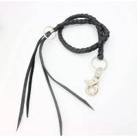 ราคา สายถักหนังแท้ สายห้อยกระเป๋าสตางค์ แบบถัก หนังแท้ แถมพวจกุญแจหนัง 1 ชิ้น (587746509)