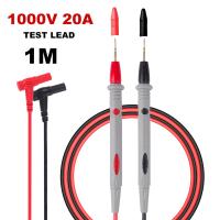 ราคา RUZIZAO สายมิเตอร์ ปากกามัลติมิเตอร์ 1000V 20A สายมิเตอร์เข็ม แท้ ปลายเข็ม สำหรับงานละเอียด แดง ดํา Multimeter Pen (24401531564)