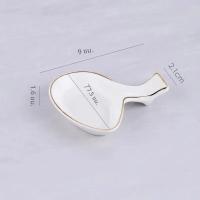 ราคา ที่วางตะเกียบเซรามิกสีขาวบริสุทธิ์ ที่วางช้อนตะเกียบอเนกประสงค์ ถาดวางช้อนซุป หมอนรองตะเกียบอเนกประสงค์ ชุดอาหาร (24914047352)