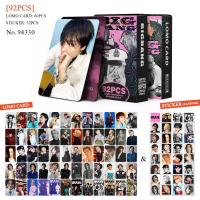 ราคา XL 92PCS set BIGBANG G Dragon POWER TAEYANG DAESUNG photo LOMO card stickers postcard Boxed collection LX (23377229754)