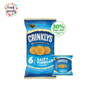 ราคา BestBefore 18Oct2025 Jacobs Crinklys Salt Vinegar Flavour Crisps 138g (23997466011)