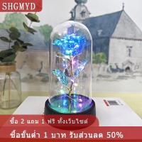 ราคา COD SHGMYD โคมไฟ LED ฟอยล์รูปดอกกุหลาบประดิษฐ์ดอกไม้กลางคืนของขวัญวันวาเลนไทน์สำหรับแฟนกุหลาบของขวัญแต่งงาน (24693864367)