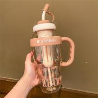 ราคา B LIVEM undersell 800ml Mickey Mouse Cartoon Lotso Mickey Strawberry Bear Large Capacity Thermos Cup Straw Cup 316 Stainless Steel Coffee Cup heby1 (24460453015)