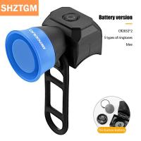 ราคา COD SHZTGM กระดิ่งไฟฟ้าติดจักรยานชาร์จ USB แตรเตือนจักรยานเสือภูเขาแหวนนิรภัยกระดิ่งกันน้ำอุปกรณ์เสริมจักรยาน (24602626496)