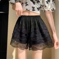 ราคา oobest กางเกงขาสั้นลูกไม้ห้าชั้นของผู้หญิง Jk เลกกิ้งระบายอากาศดีกางเกงซับในป้องกันการเปิดรับแสงกางเกงขาสั้นสำหรับเป็นมิตรกับผิว (24689368550)