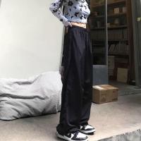 ราคา กางเกงคาร์โก้ กางเกงขายาว มีกระเป๋า เอวยืด มีเชือกผูก กางเกงผ้าร่ม พร้อมส่ง (21453321867)