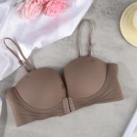 ราคา บราดันไร้สายแบบหัวเข็มขัดด้านหน้าบราไร้สายยกทรงไร้รอยต่อบราไร้สายบราเกาะอกชุดชั้นในสตรีนุ่มสบายชั้นในดันทรง (24625830222)